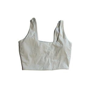 CSB Freedom Pia Crop Top in White